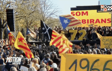 ประท้วงในคาตาลันของสเปน