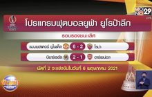ผลการแข่งขันฟุตบอลยูฟ่า ยูโรป้าลีก รอบรองชนะเลิศ 30-04-64