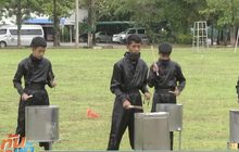 ไอเดียเจ๋ง หม้อก๋วยเตี๋ยวดัดแปลงเป็นกลองวงโยธวาทิต