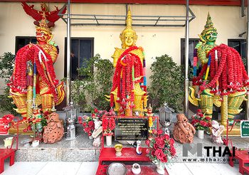 ขอพรโชคลาภท้าวเวสสุวรรณ วัดปากคลองพระอุดม วัดมอญศักดิ์สิทธิ์ นนทบุรี