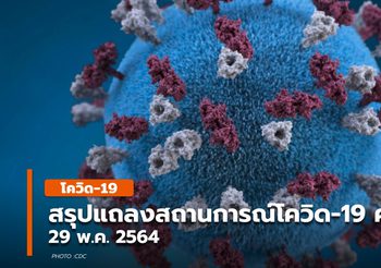 สรุปแถลงสถานการณ์โควิด-19 ในไทย – 29 พ.ค. 64