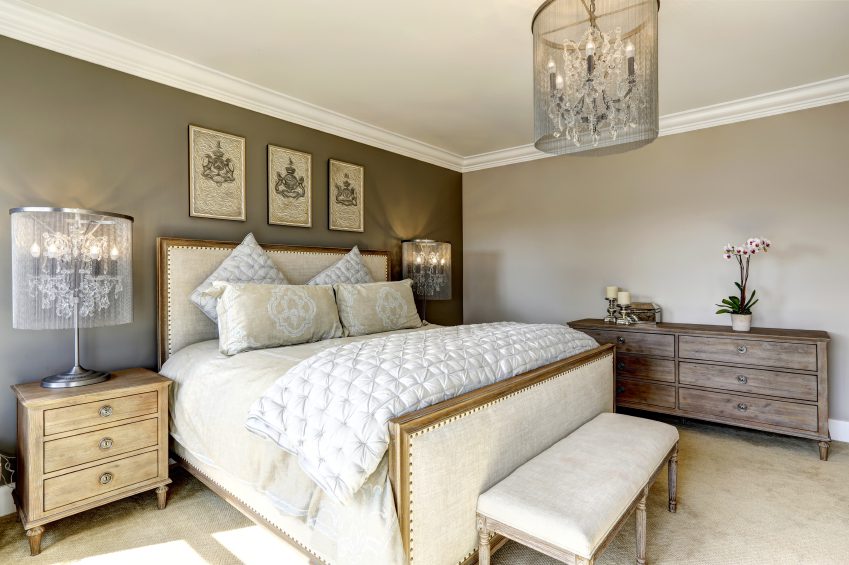 Luxury bedroom interor