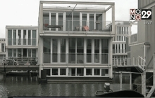 บ้านลอยน้ำในเนเธอร์แลนด์