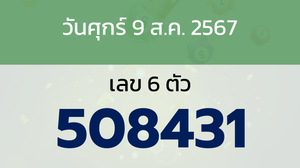 หวยลาว งวดวันศุกร์ 9 สิงหาคม 2567