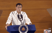 “ดูเตอร์เต” แถลงนโยบายต่อรัฐสภาครั้งแรก