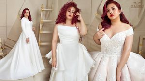 ชุดแต่งงานสาวพลัสไซซ์ ตอบโจทย์ผู้หญิงมีน้ำมีนวล หุ่นแบบไหนก็สวยได้