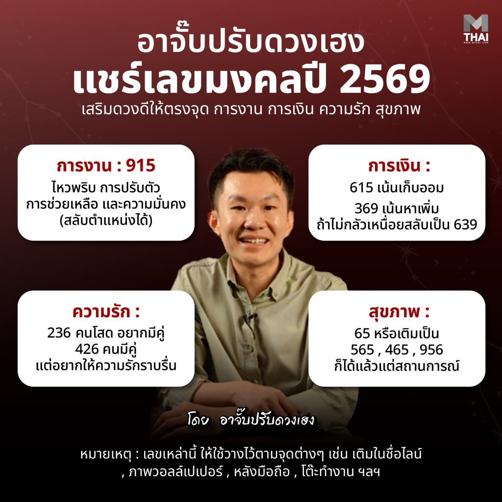 เลขมงคล 2569