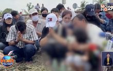 ญาติร่ำไห้เชิญดวงวิญญาณผู้เสียชีวิตอุบัติเหตุรถไฟชนรถบัส