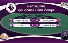 ผลการแข่งขันฟุตบอลพรีเมียร์ลีก อังกฤษ