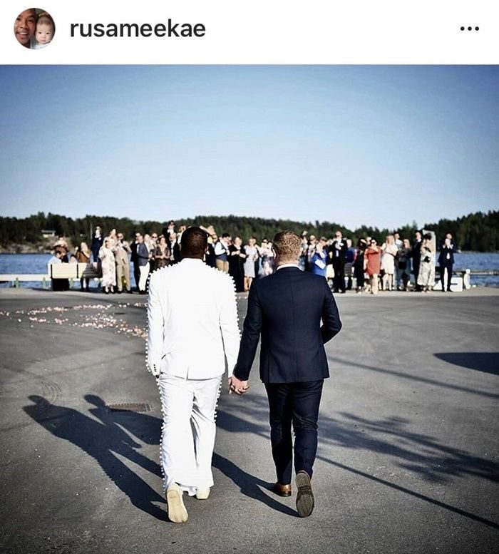 รัศมีแข - โจนาส เข้าพิธีแต่งงานที่สวีเดน 