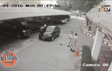 อส.ถูกกรวยฯ ฟาด-ตบบ้องหู เหตุไม่ทำความเคารพ