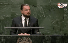 “ลีโอ ดิคาปริโอ” โจมตีนักการเมืองดังเหตุไม่เชื่อเรื่องภาวะโลกร้อน