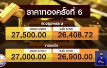 ราคาทองผันผวนเปลี่ยน 6 ครั้ง