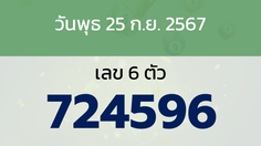 หวยลาว งวดวันพุธ 25 กันยายน 2567