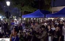 บรรยากาศการชุมนุมกลุ่มคนอยากเลือกตั้ง