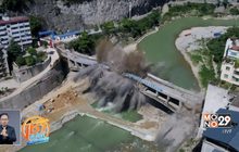 ระเบิดทำลายสะพานเก่าในจีน