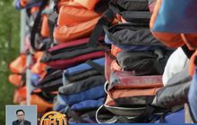 ศิลปินจีนสร้างผลงานศิลปะจากเสื้อชูชีพผู้อพยพ