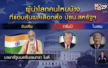 ผู้นำโลกคนไหนบ้างที่แอบลุ้นผลเลือกตั้ง ปธน.สหรัฐฯ