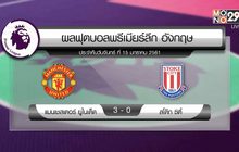 ผลฟุตบอลพรีเมียร์ลีก อังกฤษ นัดมันเดย์ไนท์