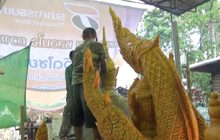 วัดไชยมงคล หลอมเทียนรวมใจ ถวายอาลัยในหลวง ร.9