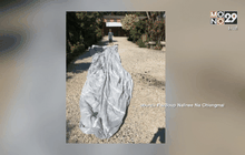 รู้ต้นตอโคมลอยยักษ์ตกใส่บ้าน จ. เชียงใหม่