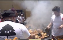 มูลนิธิในบราซิลจัดกิจกรรมเลี้ยงอาหารคนไร้บ้าน