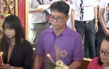 “ลุงจรูญ – เจ๊เกียว” มาตามนัด สาบานศาลหลักเมือง