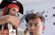 ไอเดียเก๋ แต่งชุดแจ๊ค สแปร์โรว์ ตัดผมลูกค้า