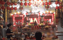 บรรยากาศวันไหว้เทศกาลตรุษจีน