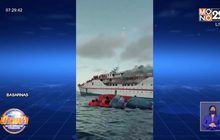 อินโดนีเซียไฟไหม้เรือเฟอร์รี่ผู้โดยสารกว่า 270 คน โดดน้ำหนีตาย