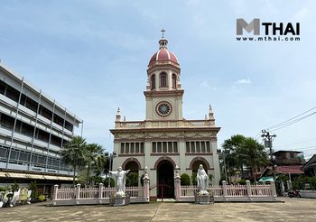 วัดซางตาครู้ส จุดเช็กอิน ชุมชนกุฎีจีน โบสถ์สวยริมแม่น้ำเจ้าพระยา