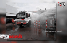 รถบรรทุกLPGรั่วย่านแจ้งวัฒนะ จนท.ควบคุมได้แล้ว