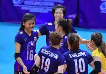 ลูกยางสาวไทย ชนะ คาซัคสถาน 3-1 เซตเข้ารอบชิงชนะเลิศคัดโอลิมปิก
