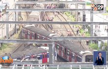 รถไฟฮ่องกงตกราง บาดเจ็บ 5 ราย