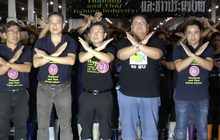 ชาวประมงแต่งเสื้อดำ ประท้วง ‘อียู’ แทรกแซงไทย