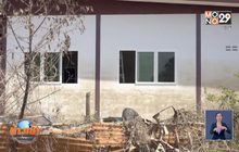 เร่งฟื้นฟูชุมชนบ้านคูเดื่อ อุบลฯ หลังน้ำลด