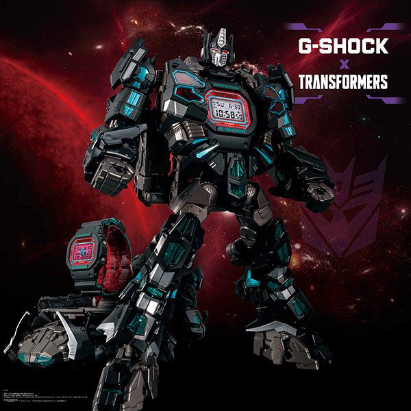G-SHOCK x Transformers
