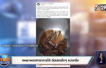เผยภาพอาหารทหารใต้ ตัดปลาเล็กๆ แบ่งครึ่ง