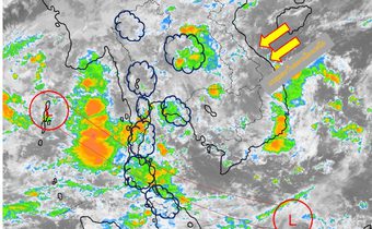 เตือน มีระวังฝนตกหนักบางแห่งในหลายจังหวัด