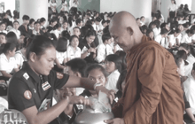 นักกีฬา อช.บีชเกมส์ร่วมพิธีบำเพ็ญกุศลสัตตมวาร