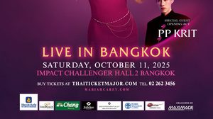 พีพี-กฤษฎ์ อำนวยเดชกร” เตรียมขึ้นเวทีในฐานะ Special Guest Opening Act เพื่อสร้างความพิเศษให้กับ คอนเสิร์ต Mariah Carey: The Celebration of MIMI