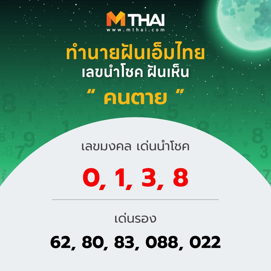 ฝันเห็นคนตาย