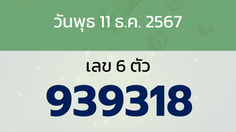 หวยลาว งวดวันพุธ 11 ธันวาคม 2567