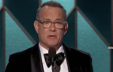 “ทอม แฮงก์ส” ได้รับการยกย่องบนเวทีลูกโลกทองคำ