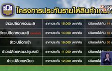 โครงการประกันรายได้เกษตรกรสินค้าเกษตร ปี 2