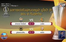 ​ผลฟุตบอลยูฟ่า ยูโรป้าลีก รอบ 8 ทีมสุดท้าย 12-08-63