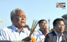 “สุเทพ” เดินคารวะแผ่นดิน จ.บุรีรัมย์