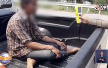 ลุงเมาเหล้าขับรถตกข้างทาง คุยโวดื่มยันเช้าเป็นเรื่องปกติ