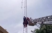 ระทึก! หญิงปีนเสาวิทยุ ขอพบผู้ว่าฯ ร้องถูกไล่ที่ไม่เป็นธรรม