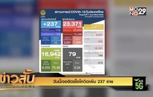 วันนี้เจอติดเชื้อโควิดเพิ่ม 237 ราย